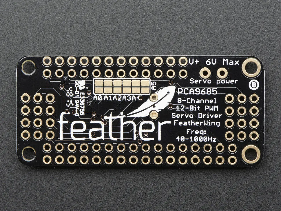 8-Channel PWM or Servo FeatherWing Add-on For All Feather Boards