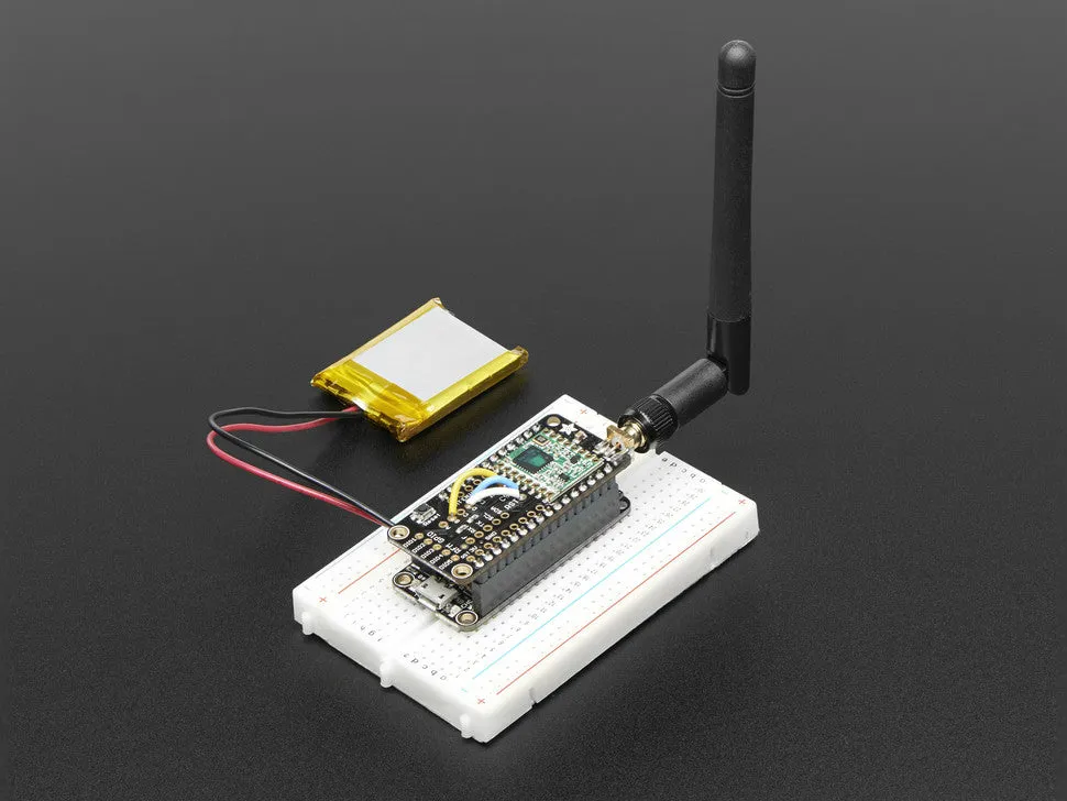 Adafruit Radio FeatherWing - RFM69HCW 900MHz