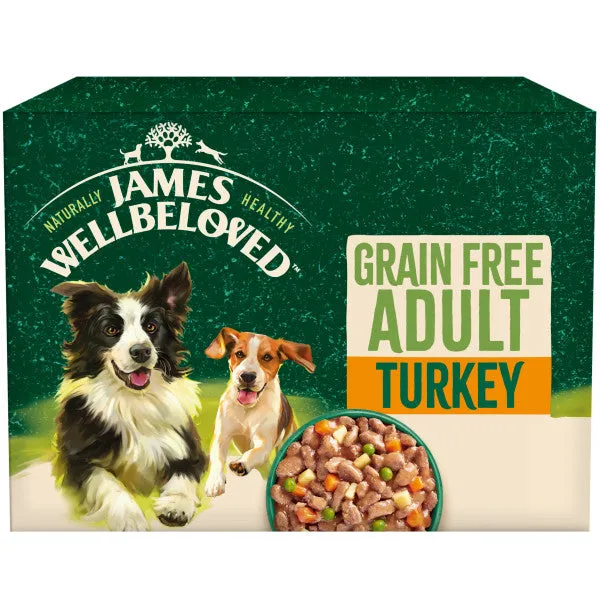 Adult Turkey in Gravy Grain Free Wet Dog Food Pouches