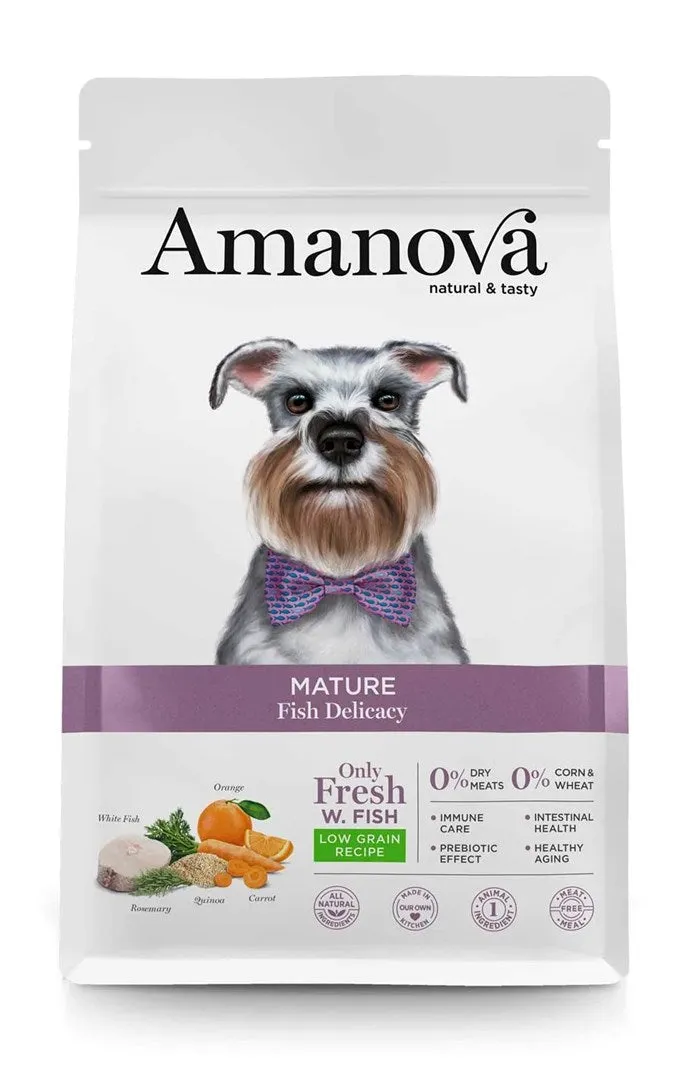 Amanova Mature Fish Delicacy - Dry Dog Food - 2Kg