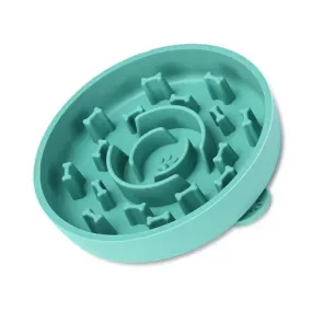 Anti-Choking, Non-Slip Suction Cup Silicone Slow Feeding Dog Bowl