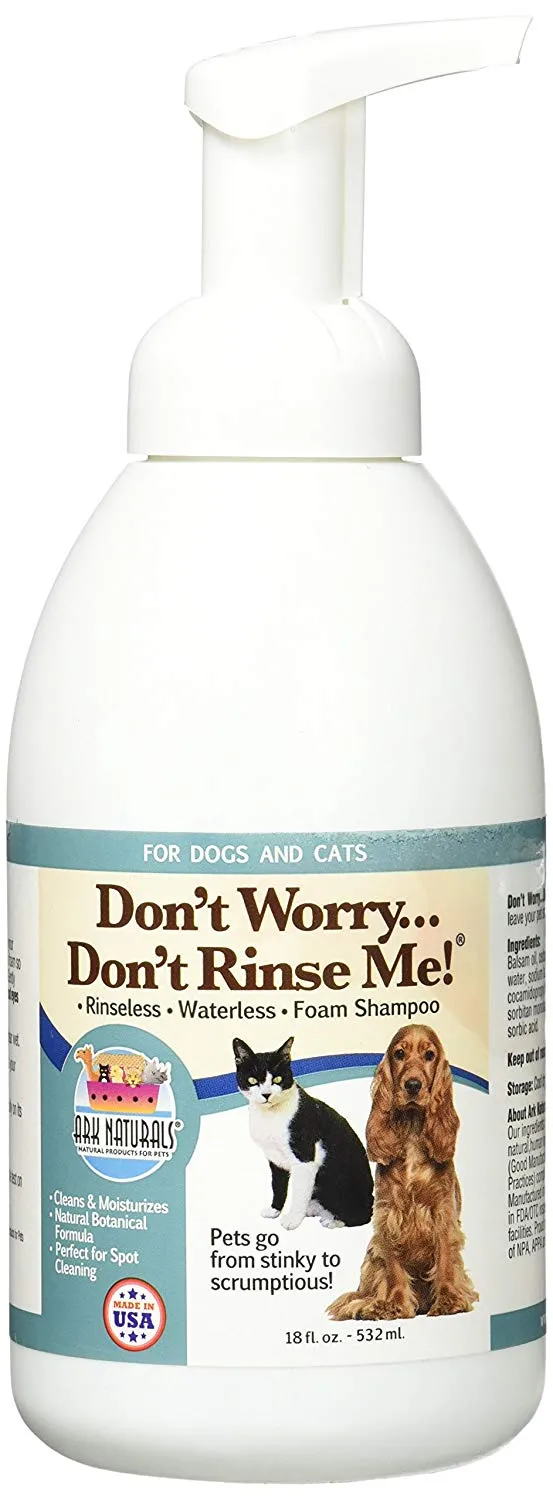 Ark Naturals Don't Worry...Don't Rinse Me! Rinseless Waterless Foam Shampoo