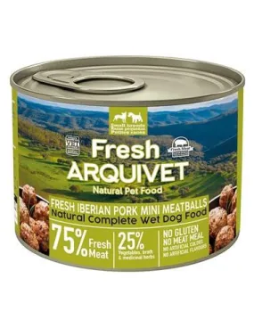 Arquivet Fresh Iberian Pork Mini Meatballs - Wet Dog Food - 200G