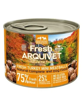 Arquivet Fresh Turkey Mini Meatballs - Wet Dog Food - 200G