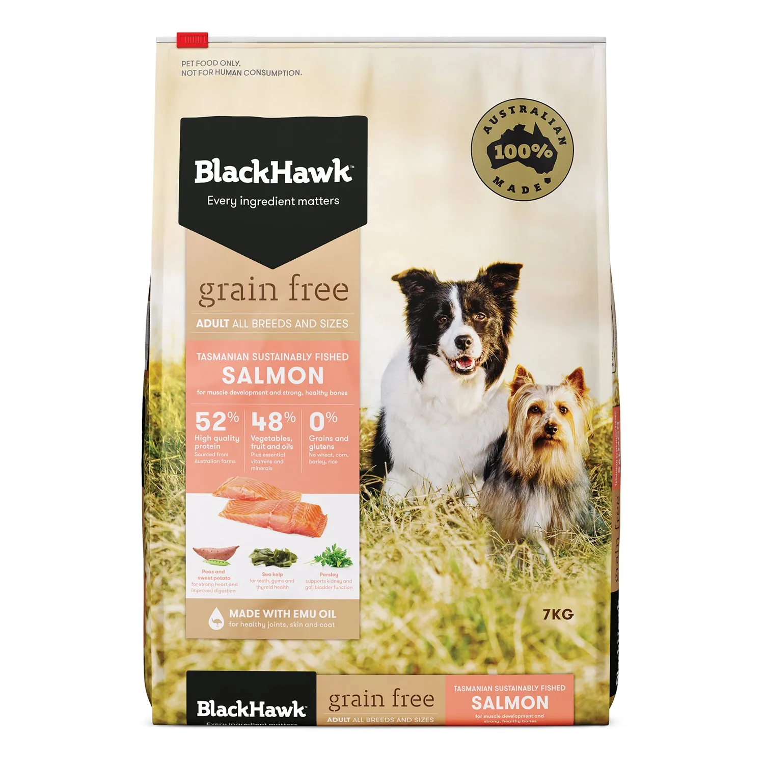 Black Hawk Grain Free Salmon Adult Dry Dog Food