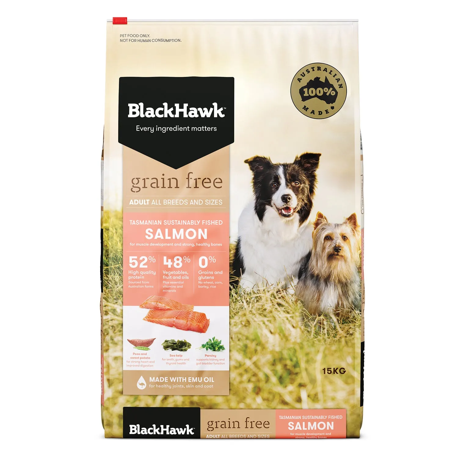 Black Hawk Grain Free Salmon Adult Dry Dog Food