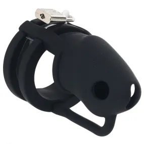 Blueline Small 2 Inch Cock Cage With Ball Divider in Black