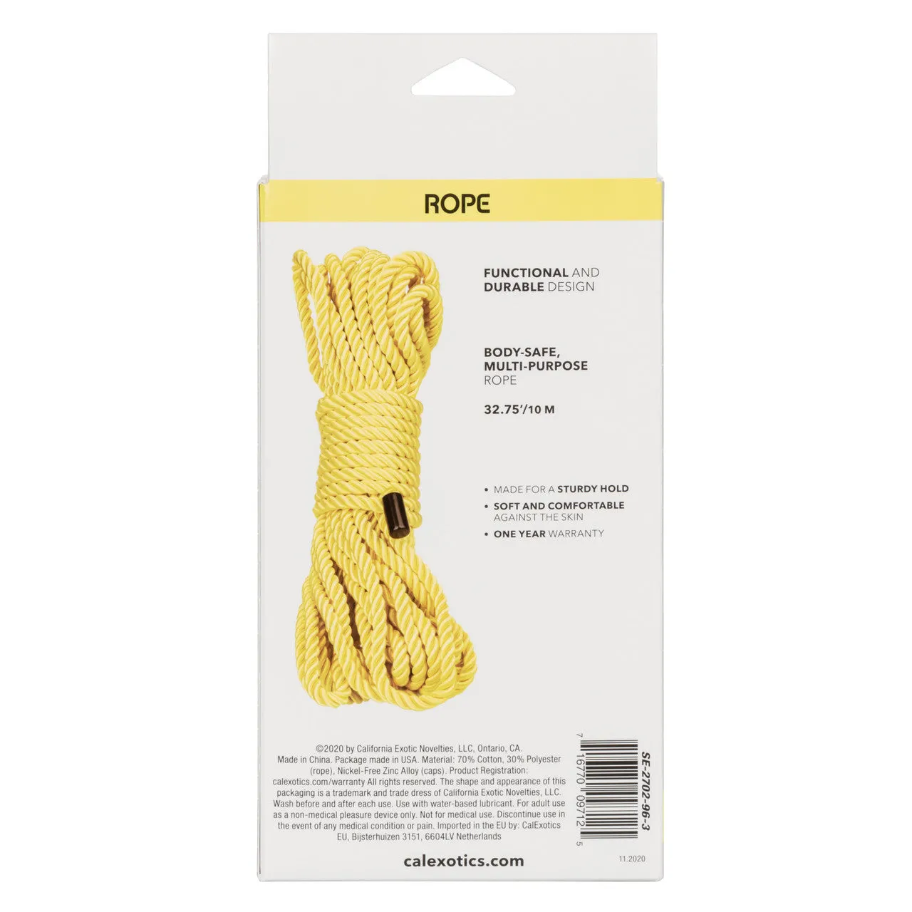 Boundless™ Rope 32.75'/10 m - Yellow