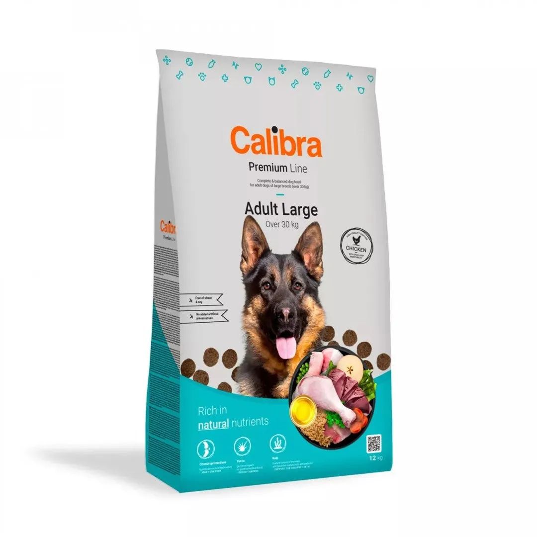 Calibra Dog Premium Adult Large Chicken - Dry Dog Food - 12Kg