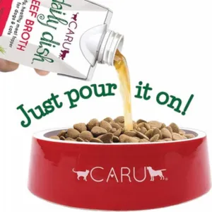 Caru Daily Dish Beef Broth for Dogs & Cats 1.1 lbs