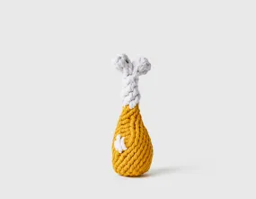 Chicken Drumstick 10" Rope Dog Toy