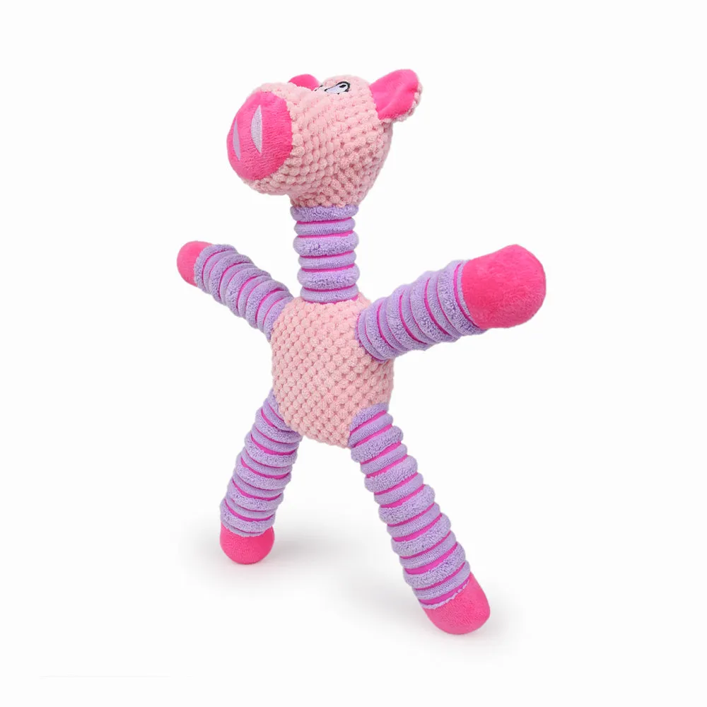 Dear Pet Long Full-Body Dog Toy with Squeaker