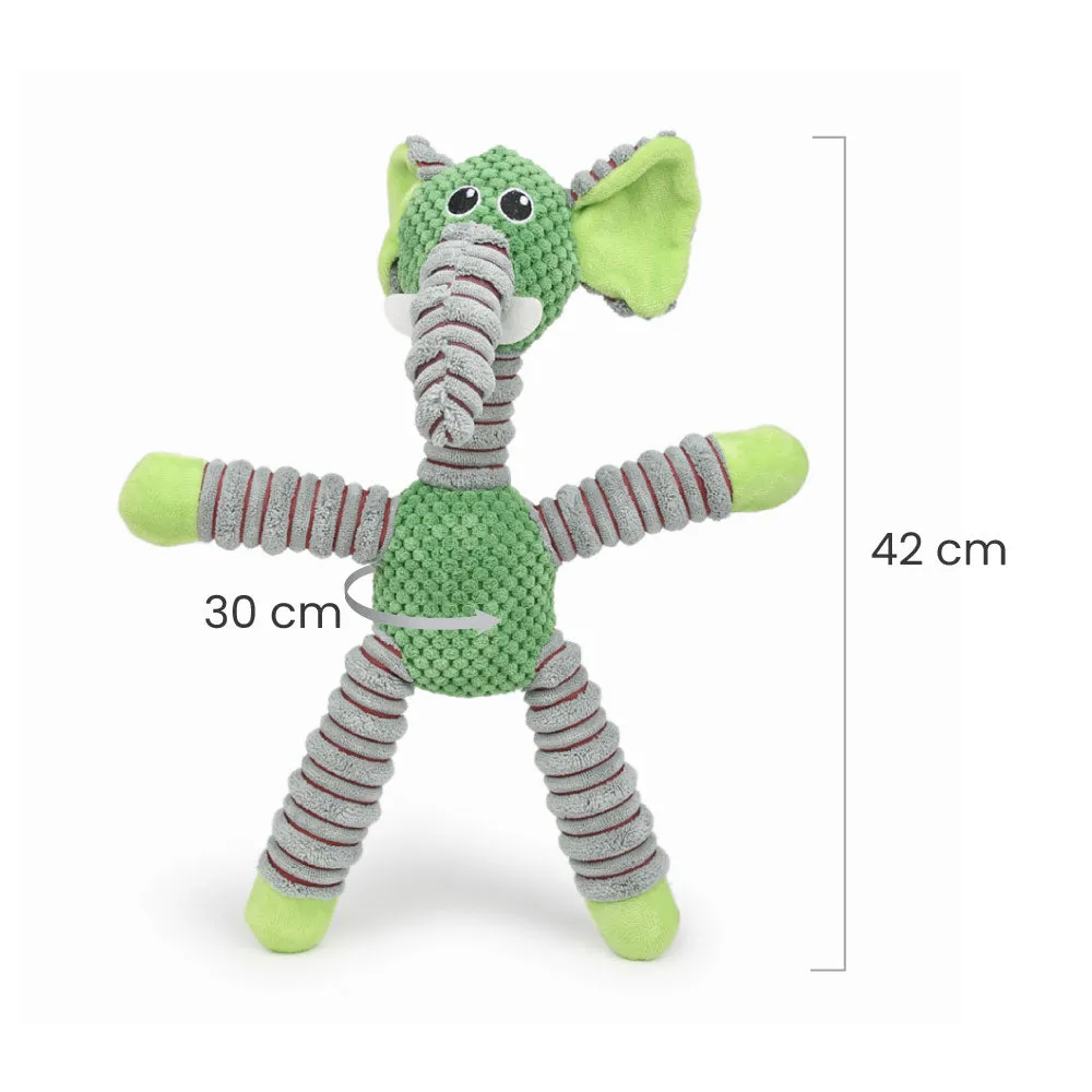 Dear Pet Long Full-Body Dog Toy with Squeaker