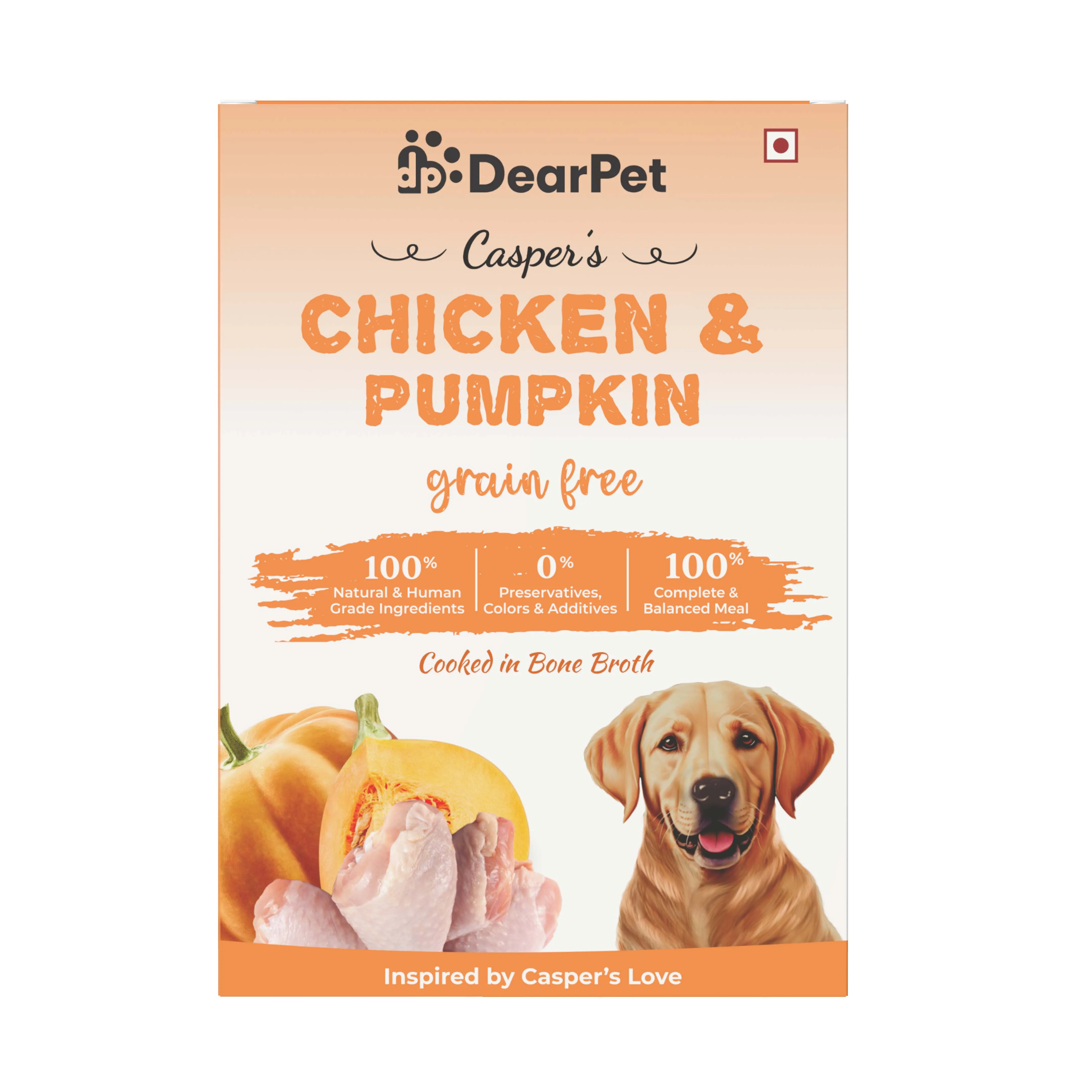 DearPet Fresh Food Sample Pack of 4 with All Flavours