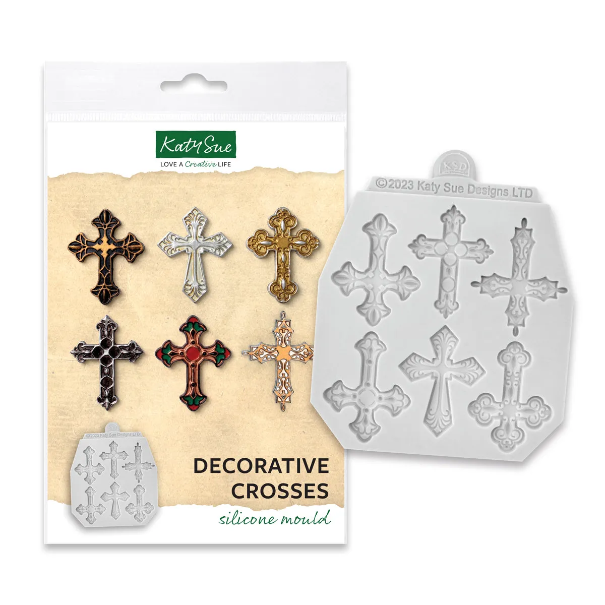 Decorative Crosses Silicone Mould