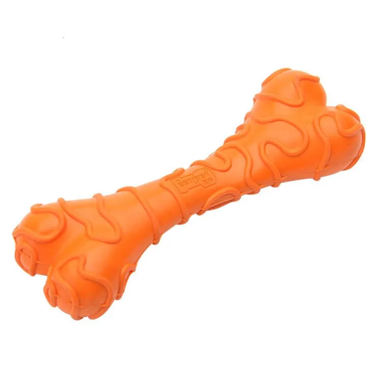 Dog Rubber Bone Chew Toys For Interactive Play