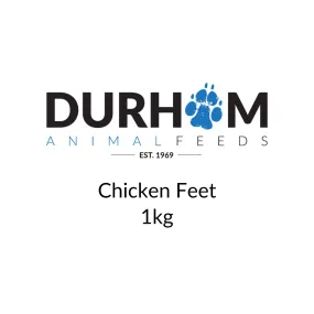 Durham Animal Feeds Frozen Chicken Feet (1kg)