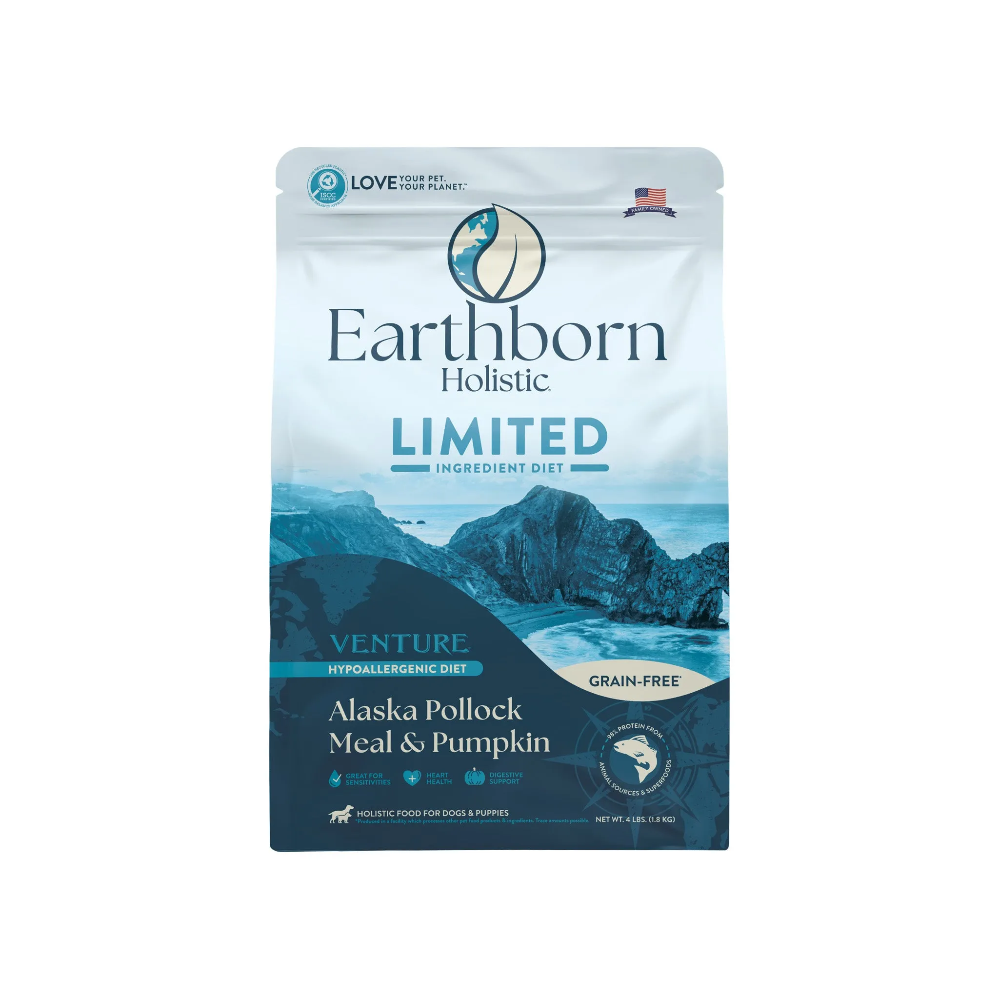 Earthborn Holistic Grain-Free Limited Ingredient Diet Dry Venture Dog Food