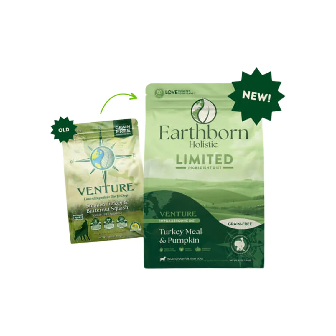 Earthborn Holistic Grain-Free Limited Ingredient Diet Dry Venture Dog Food