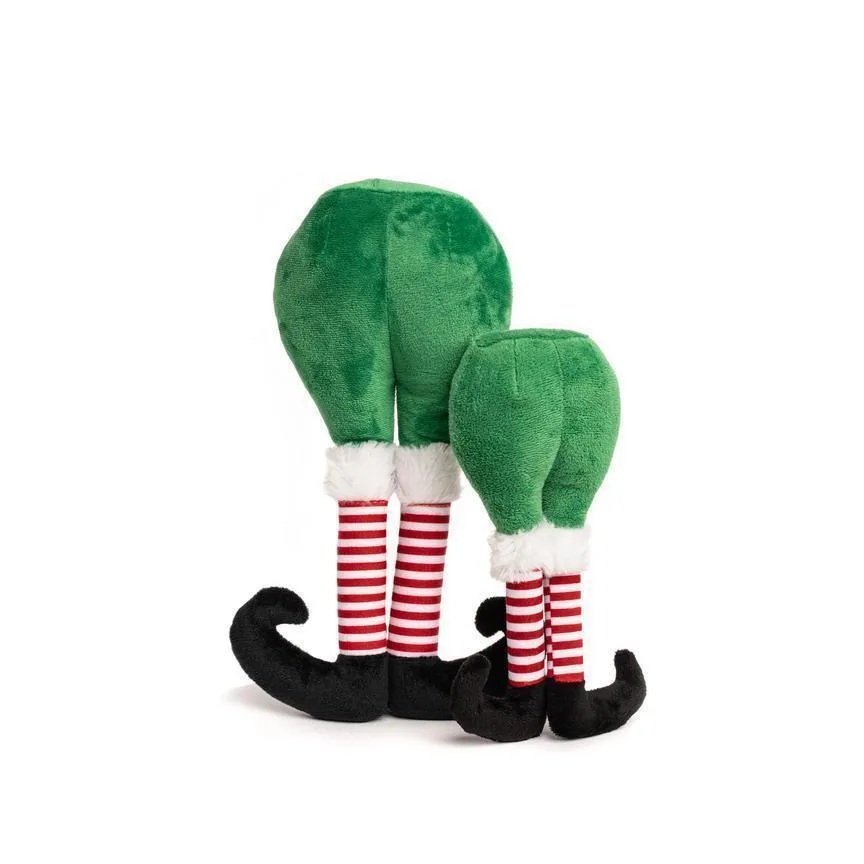 Fabdog | Christmas Elf Bottom - Squeaky Dog Toy