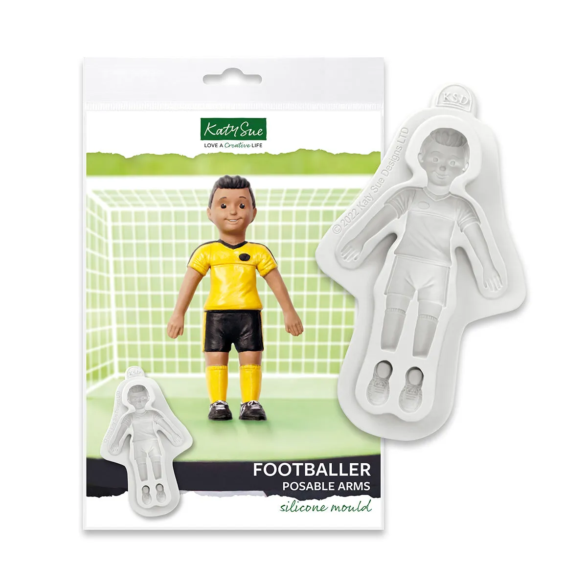 Footballer Posable Arms Silicone Mould