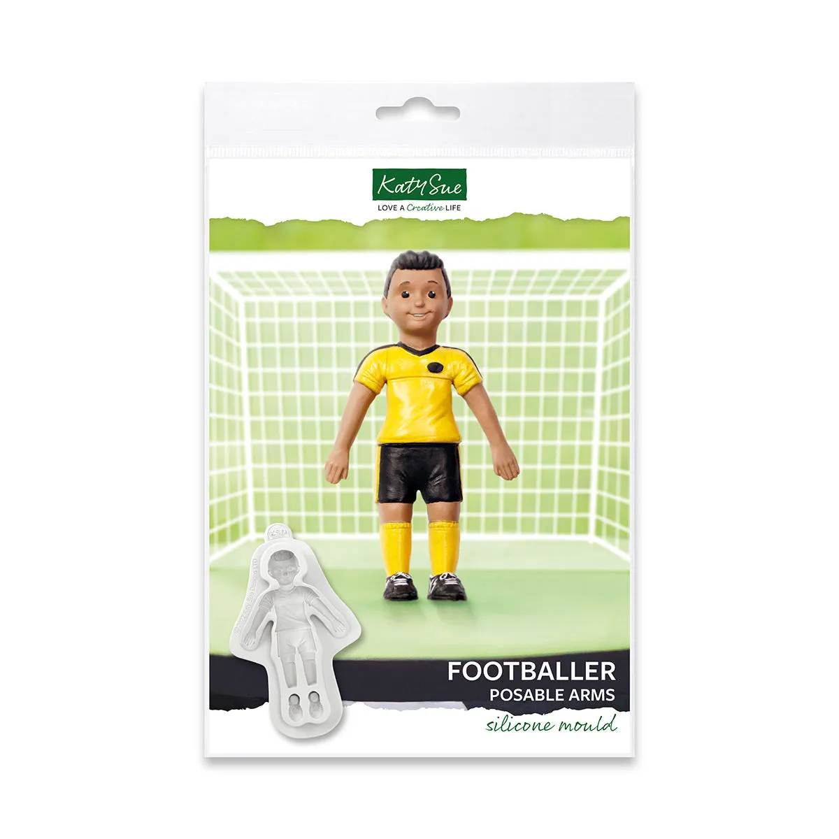 Footballer Posable Arms Silicone Mould