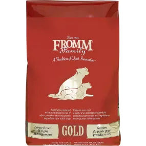 Fromm Gold Large Breed Weight Management Dog Food