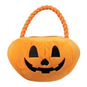 FuzzYard | Trick or Treat Pumpkin Basket - Halloween Plush Dog Toy