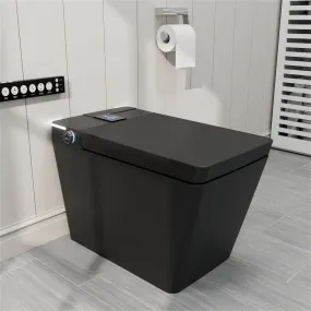 Giving Tree One-Piece Floor Mounted Square Smart Toilet with Remote Control and Automatic Cover