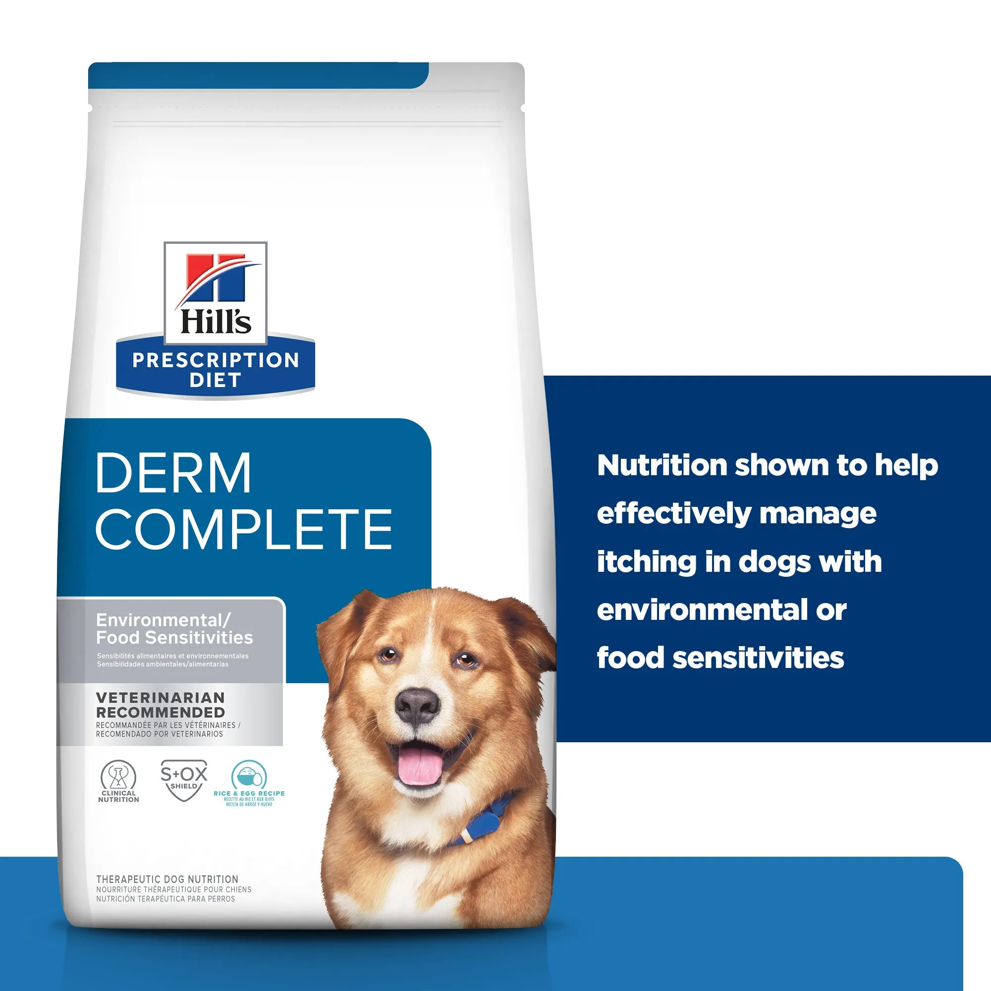 Hill's Prescription Diet Derm Complete Environmental/Food Sensitivities Dry Dog Food