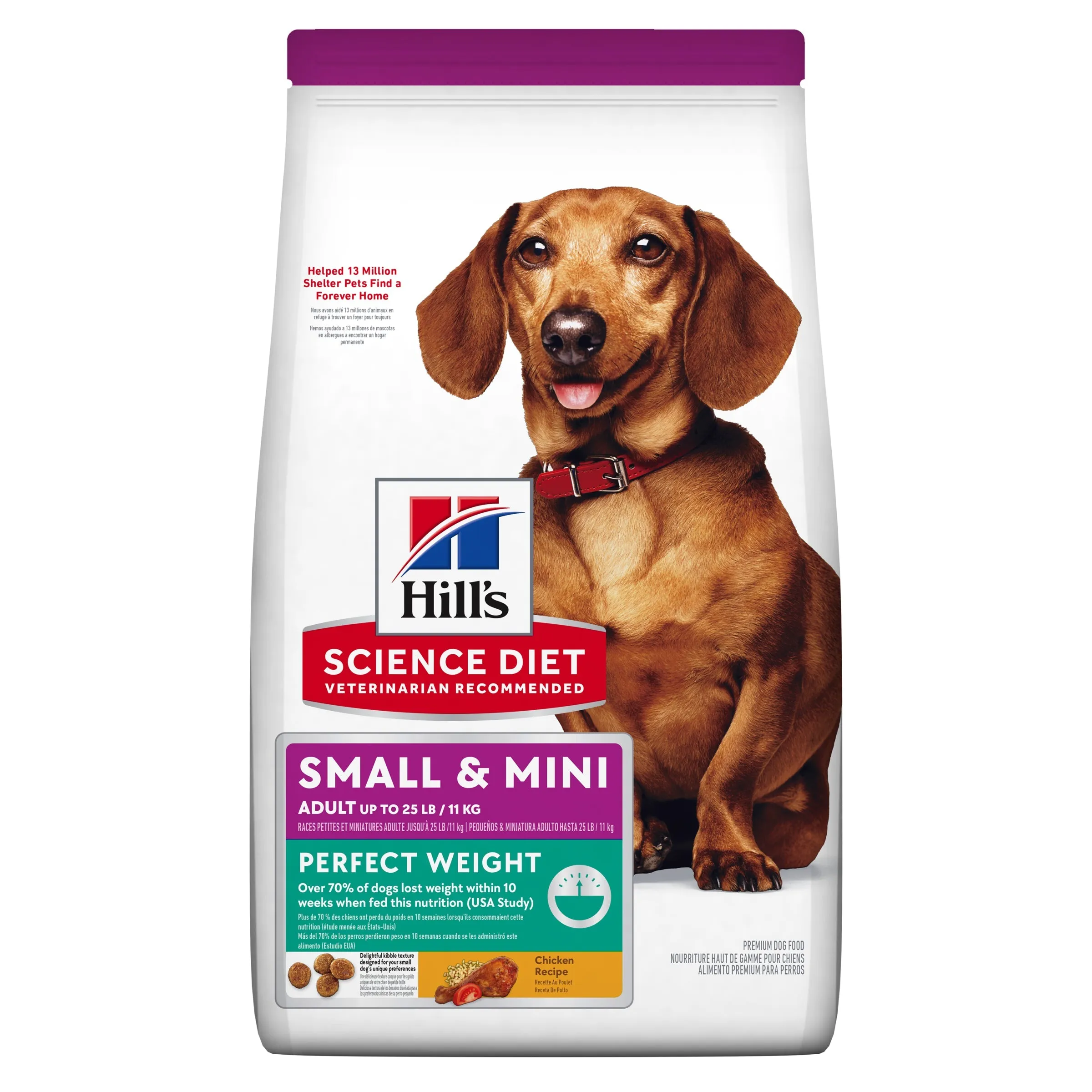 Hills Science Diet Perfect Weight Small and Mini Adult Dog Dry Food 5.67kg