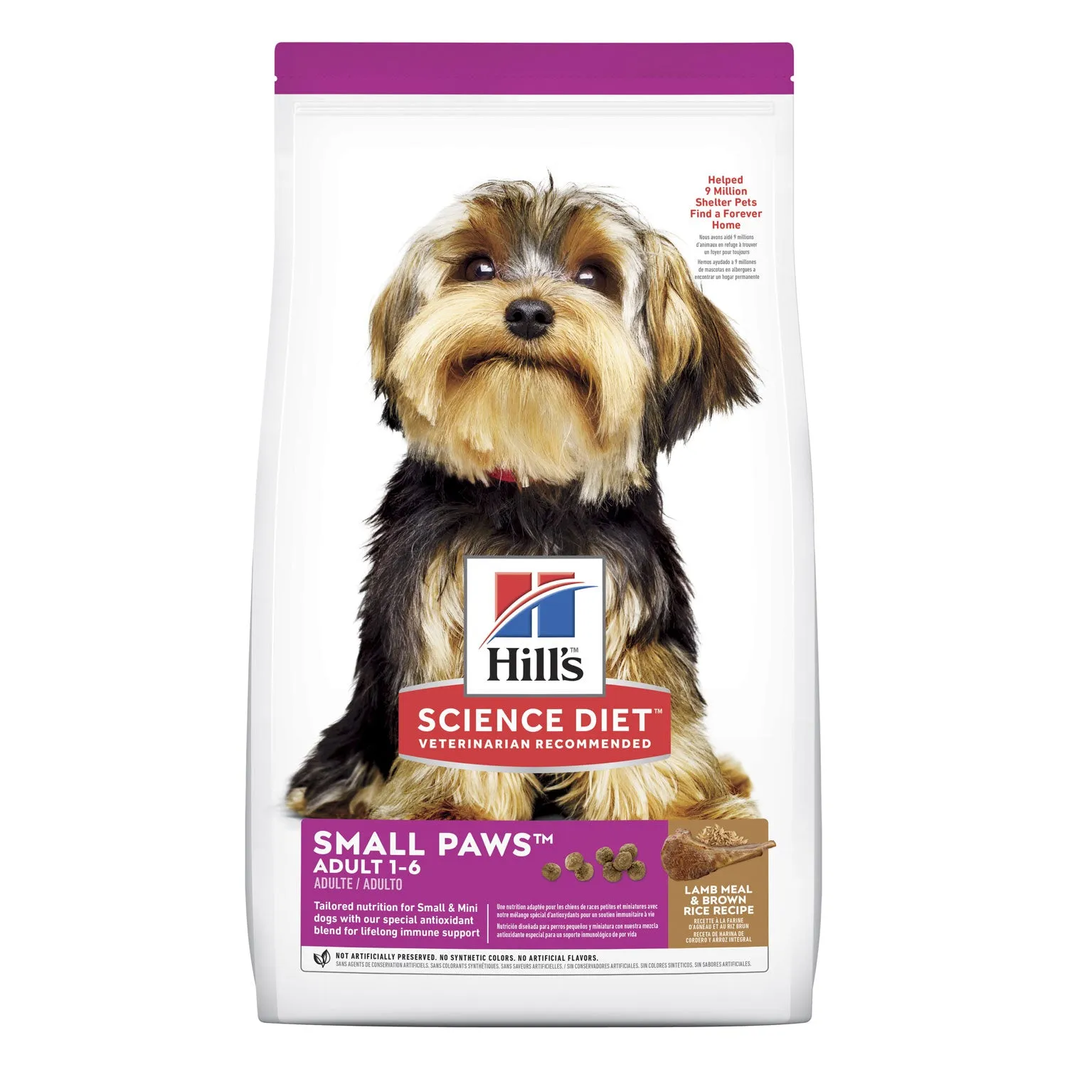 Hill's Science Diet Small Paws Lamb & Rice Adult Dry Dog Food 2.04kg