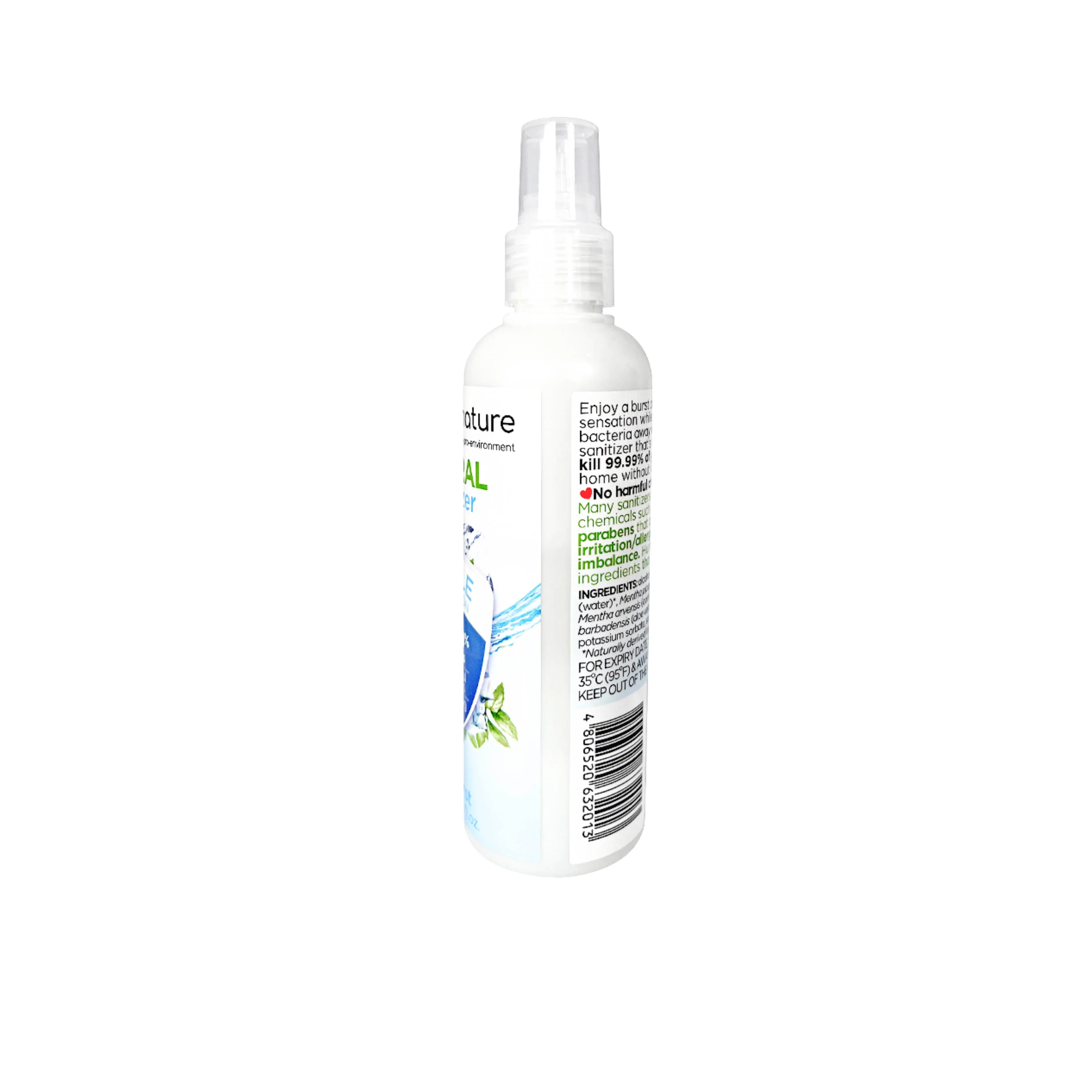 Human Nature Natural Spray Sanitizer 200ml - Cool Burst