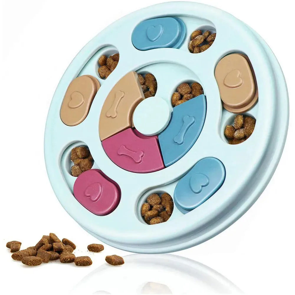 Interactive Dog Puzzle Feeder Fun Time Feeding with Your Pet, Training Exercise, Interactive Play