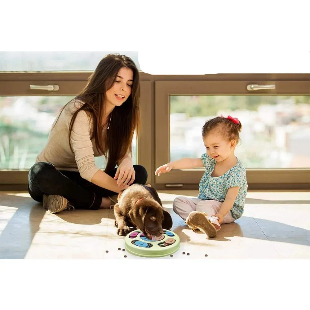 Interactive Dog Puzzle Feeder Fun Time Feeding with Your Pet, Training Exercise, Interactive Play