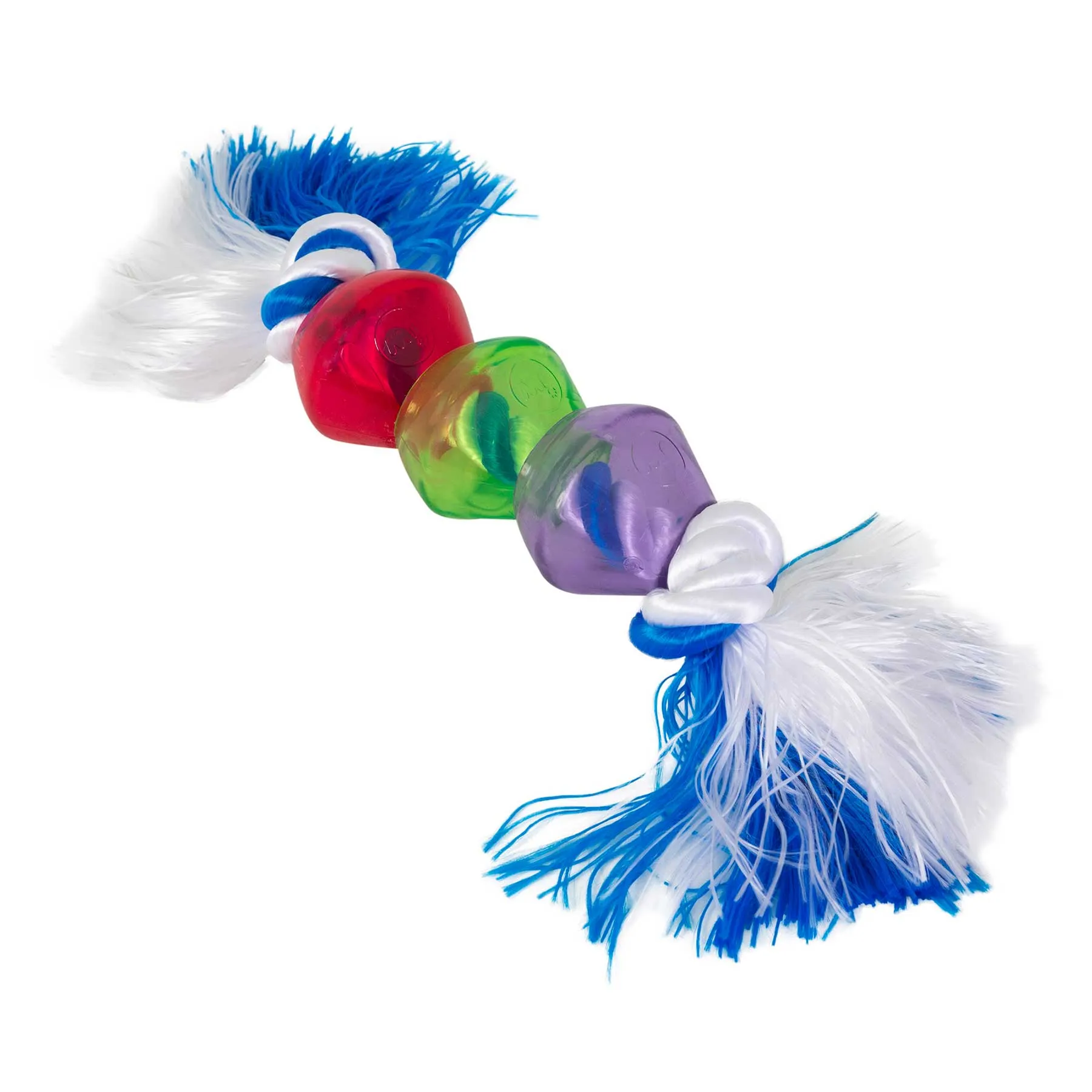 JW Treat Pods Rope Dog Toy