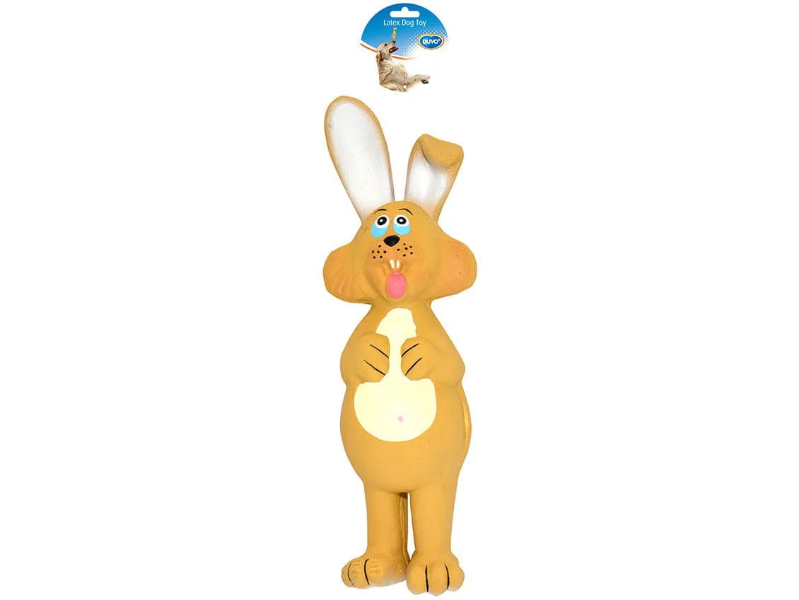 Latex Toy Pop Up Rabbit S - 23x6x7cm Multicolour