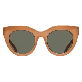 Le Specs Air Heart Sunglasses - Caramel