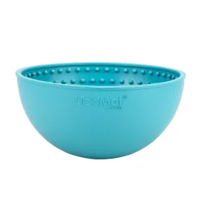 LickiMat Wobble Slow Feeder Dog Bowl Turquoise