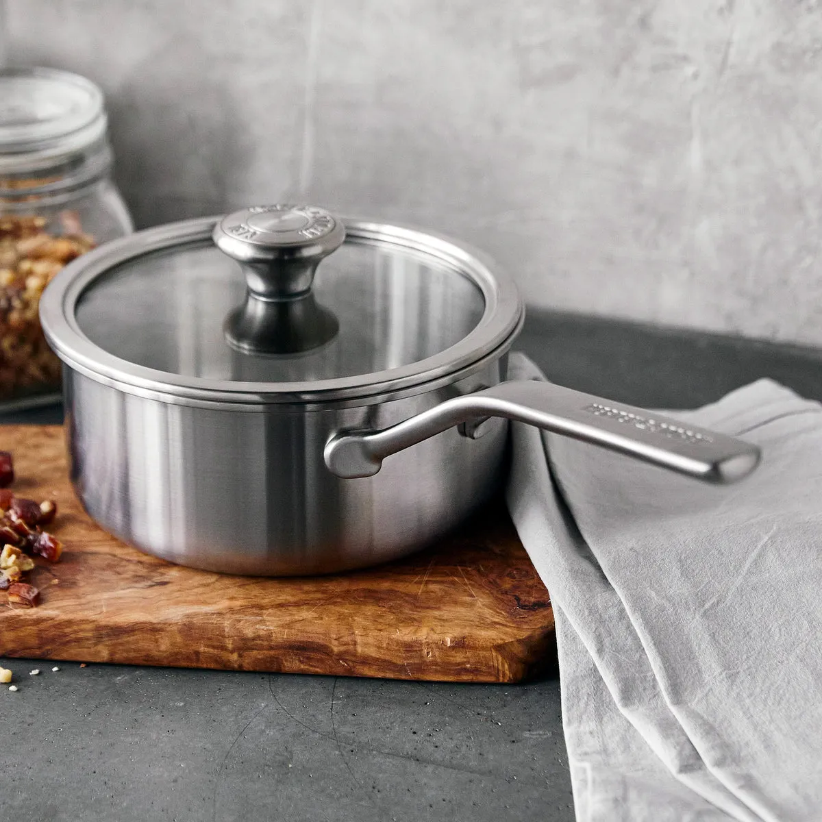 Merten & Storck Stainless Steel 2-Quart Saucepan with Lid