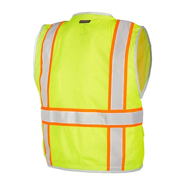 ML Kishigo 1510 Brilliant Series Heavy Duty Class 2 Safety Vest- Yellow/Lime