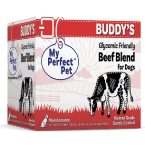 My Perfect Pet Buddy's Low Glycemic Beef Grain Free Blend Gently Cooked Dog Food