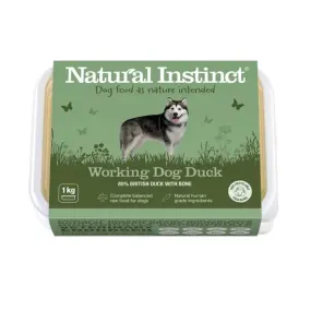 Natural Instinct Working Dog Duck Complete Mince