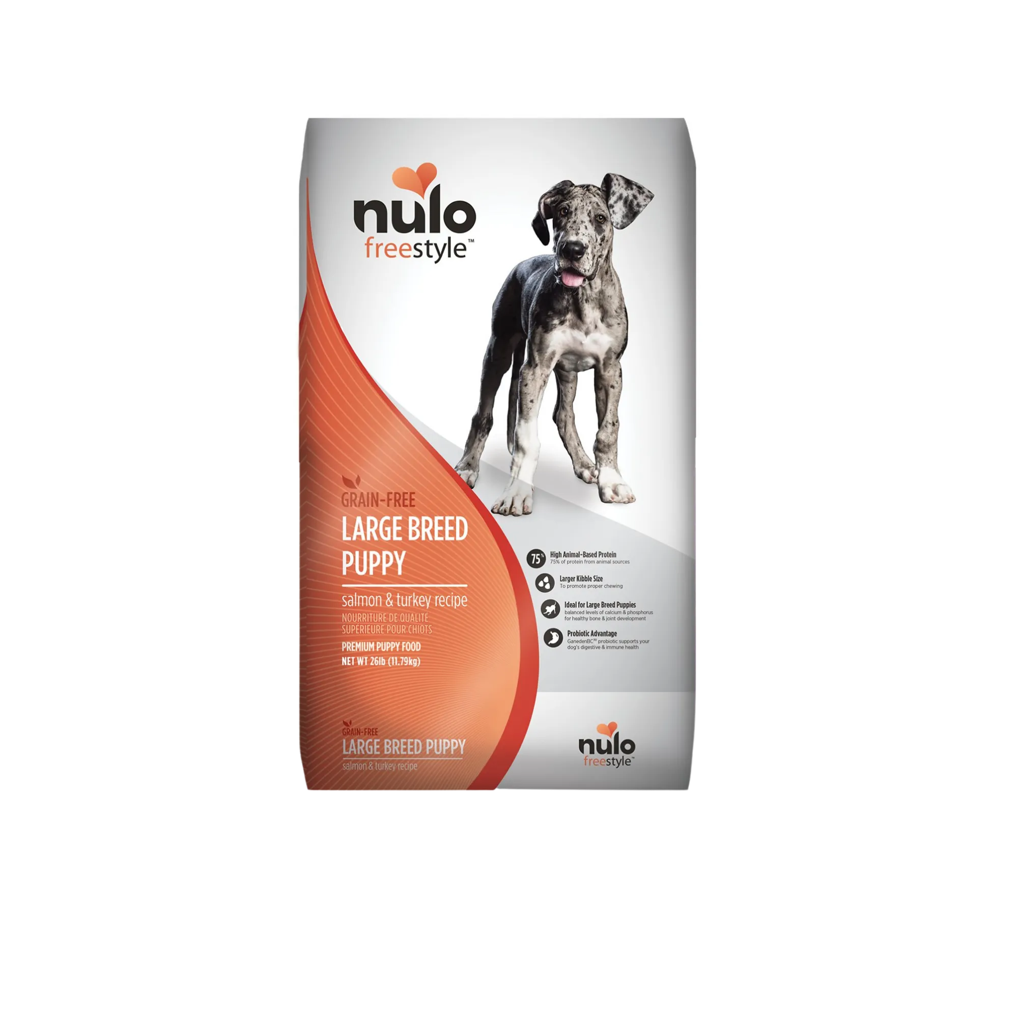 Nulo Freestyle Grain-Free Large Breed Puppy Salmon & Turkey Recipe Dry Dog Food