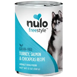 Nulo Freestyle Grain-Free Turkey, Salmon & Chickpeas Recipe Wet Dog Food, 13 oz