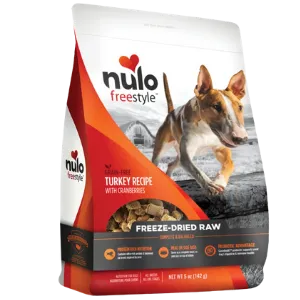 Nulo Freestyle Grain-Free Turkey with Cranberries Recipe Freeze-Dried Dog Food