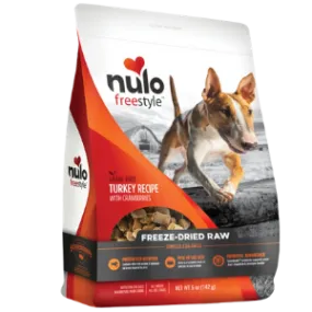 Nulo Freestyle Grain-Free Turkey with Cranberries Recipe Freeze-Dried Dog Food