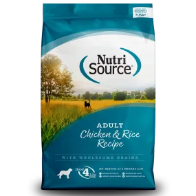 NutriSource Adult Chicken & Rice Formula Dry Dog Food