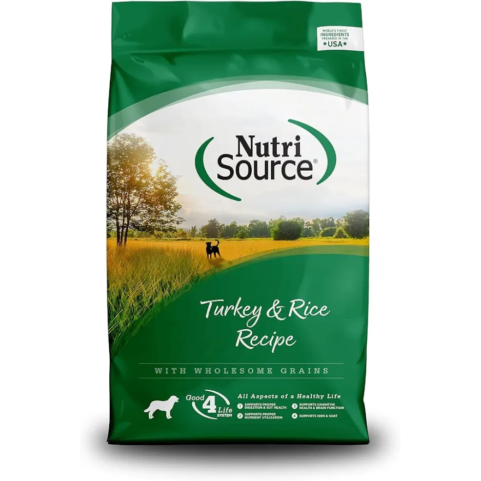 NutriSource Adult Turkey & Rice Formula Dry Dog Food