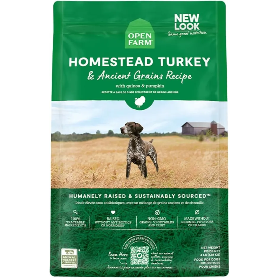 Open Farm Ancient Grains Homestead Turkey Dry Dog Food